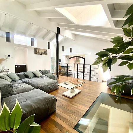 Luxury Industrial Apt Vicino Al Centro Con Garage Brescia Buitenkant foto