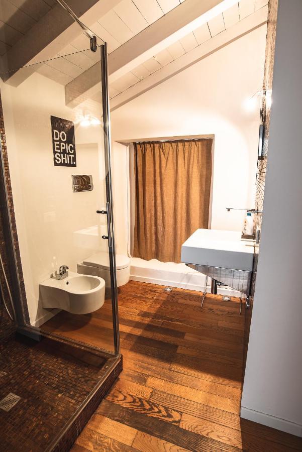Luxury Industrial Apt Vicino Al Centro Con Garage Brescia Buitenkant foto